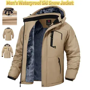 2026 Men's Waterproof Ski & Snow Jacket [Large Sizes: S–XXXXL] – Mountain Raincoat with Fleece Lining, Multi-Pocket Winter Outdoor Coat, Windbreaker Fit for Outdoor Apparel High Waist Ruched Sports Leggings Impact Seamless High-Waist women gym outfits