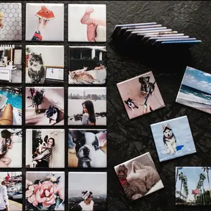 Custom Photo Magnets for 9 Sets - Personalized Magnetic Decor Gift