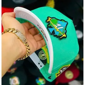 Mint Green Streetwear Snapback Cap – Premium Flat Brim Baseball Hat for Men & Women | Stylish Urban Hip Hop Cap | Adjustable Unisex Fashion Hat | Trendy Graphic Patch Design | Casual Summer Street Style 2026