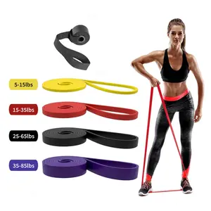 4 Piece Set Fitness Resistance Bands, Sports Training Straps, Shaping Workout, Pull-Up Assist, Track Training Elastic Bands, Weight Bands Set