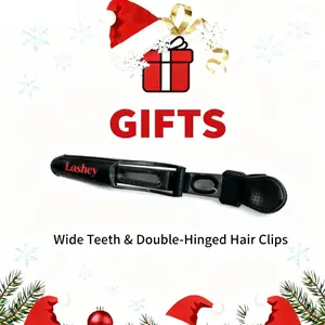 【Not For Sale】LASHEY Hair Random Gift Wide Teeth & Double-Hinged Hair Clips 1pcs Set for Styling and Securing Hair Secure Hold Double-Hinged Mechanism Ideal for Various Needs