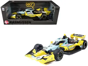 Dallara IndyCar #21 "Splenda" Ed Carpenter Racing "NTT IndyCar Series" (2026) 1/18 Diecast Model Car by IXO Models