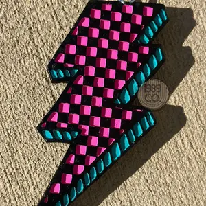 Checkered bolt Car Freshie