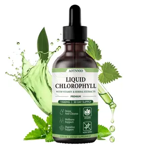 Liquid Chlorophyll Supplement | 1500 mg | 30 Days Supply | Promotes Natural Sustained Energy, Healthy Digestion, Natural Detoxification |  Summervibes