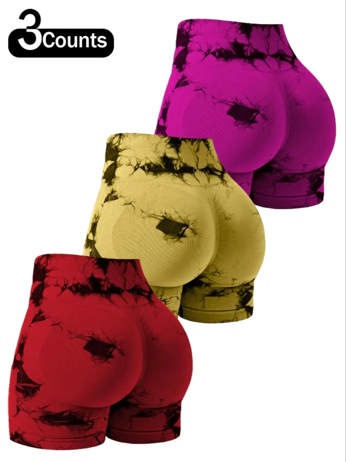 Rose red + yellow + yellow red