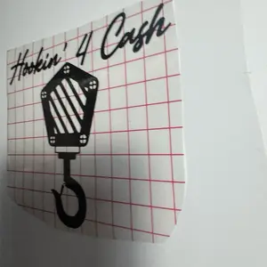 Hookin 4 cash decal/sticker sticker