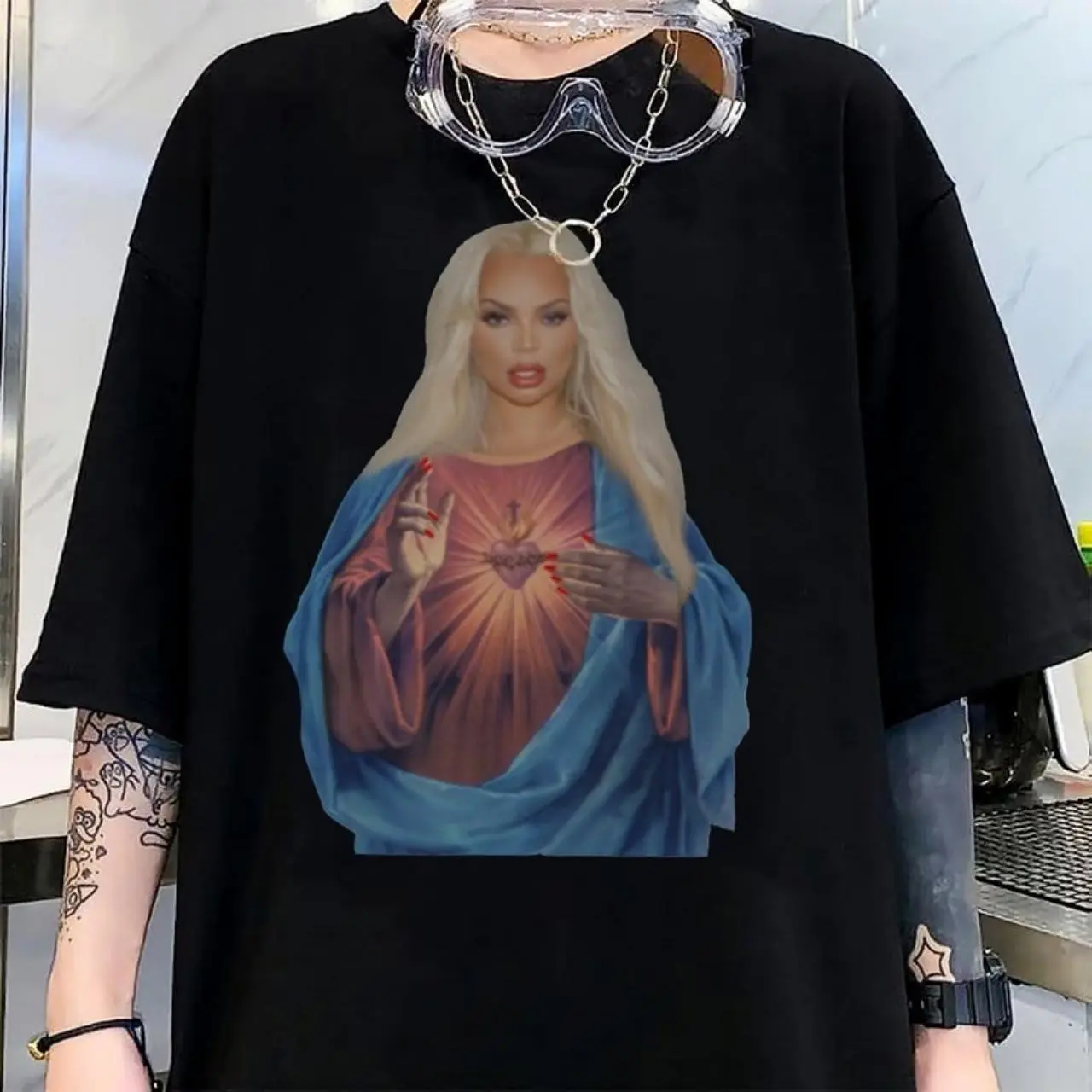 Women's Trisha Paytas Influencer Cotton T-Shirt - Casual Lady Everyday Style Top