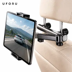 UFORU 3-in-1 Car Headrest Tablet & Phone Holder with Adjustable Extension Arm - Universal Back Seat Mount Compatible with 4.7"-12.9" DevicesIncluding iPad, Galaxy Tab & Fire HD, Summer Travel Essential for Moms, Kids & Family Road Trips #SummerWins #DFYD
