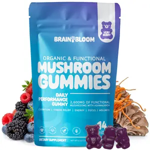 Super Mushroom Gummies – 7 Mushroom + Ashwagandha by BrainBloom
