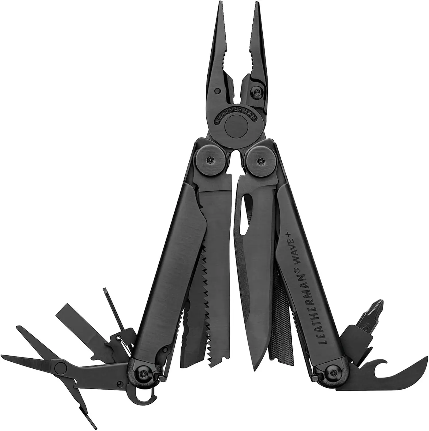 LEATHERMAN, Wave+, 18-In-1 Full-Size, Versatile Multi-Tool for DIY, Home, Garden, Outdoors or Everyday Carry (EDC), Black Leatherman