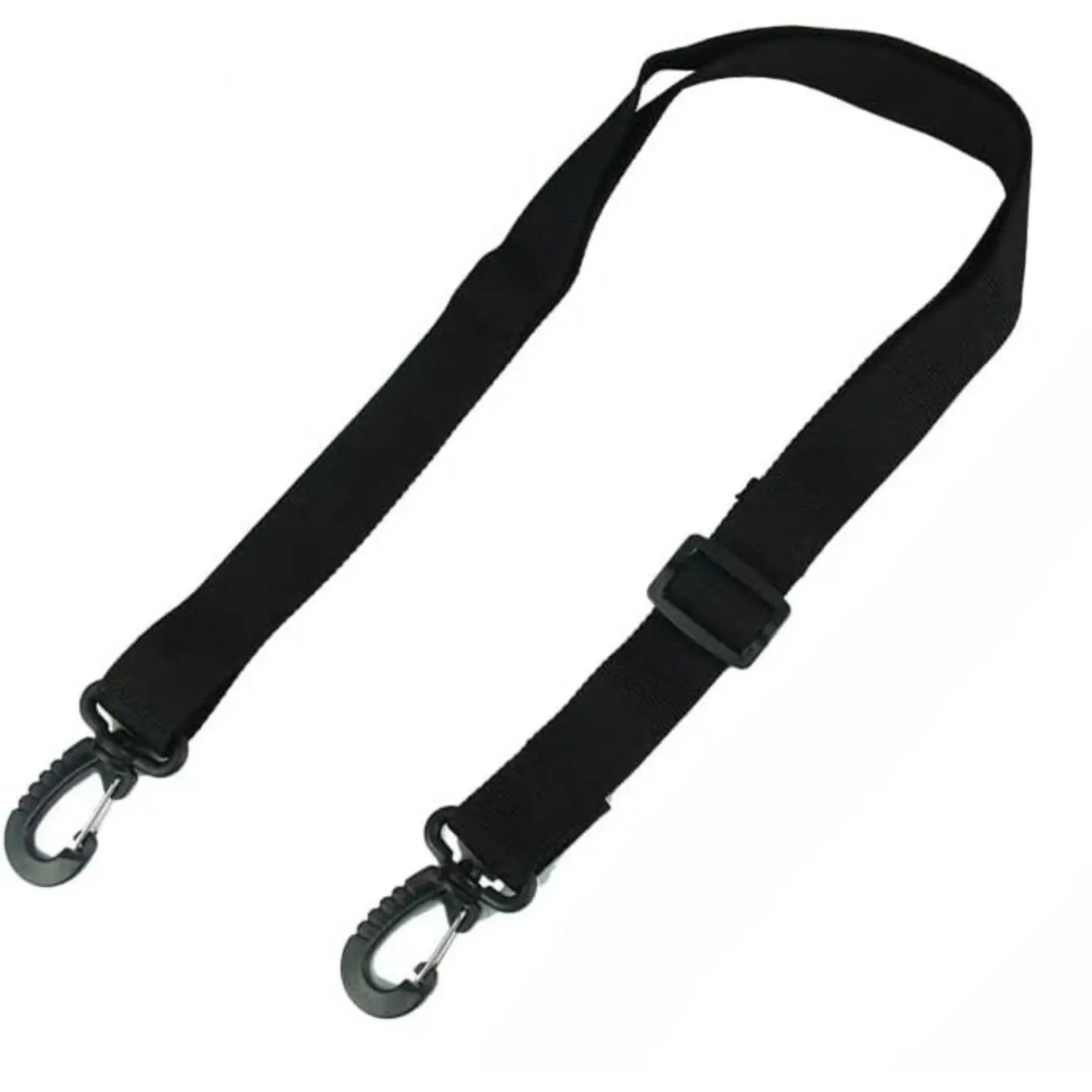 Universal 1-Inch Lightweight Nylon Replacement Strap - Solid Adjustable, Removable, Detachable, Multifunction Shoulder Sling for Hiking Waist Packs, Tactical Bags, Lightweight Nylon Strap, Removable Shoulder Strap