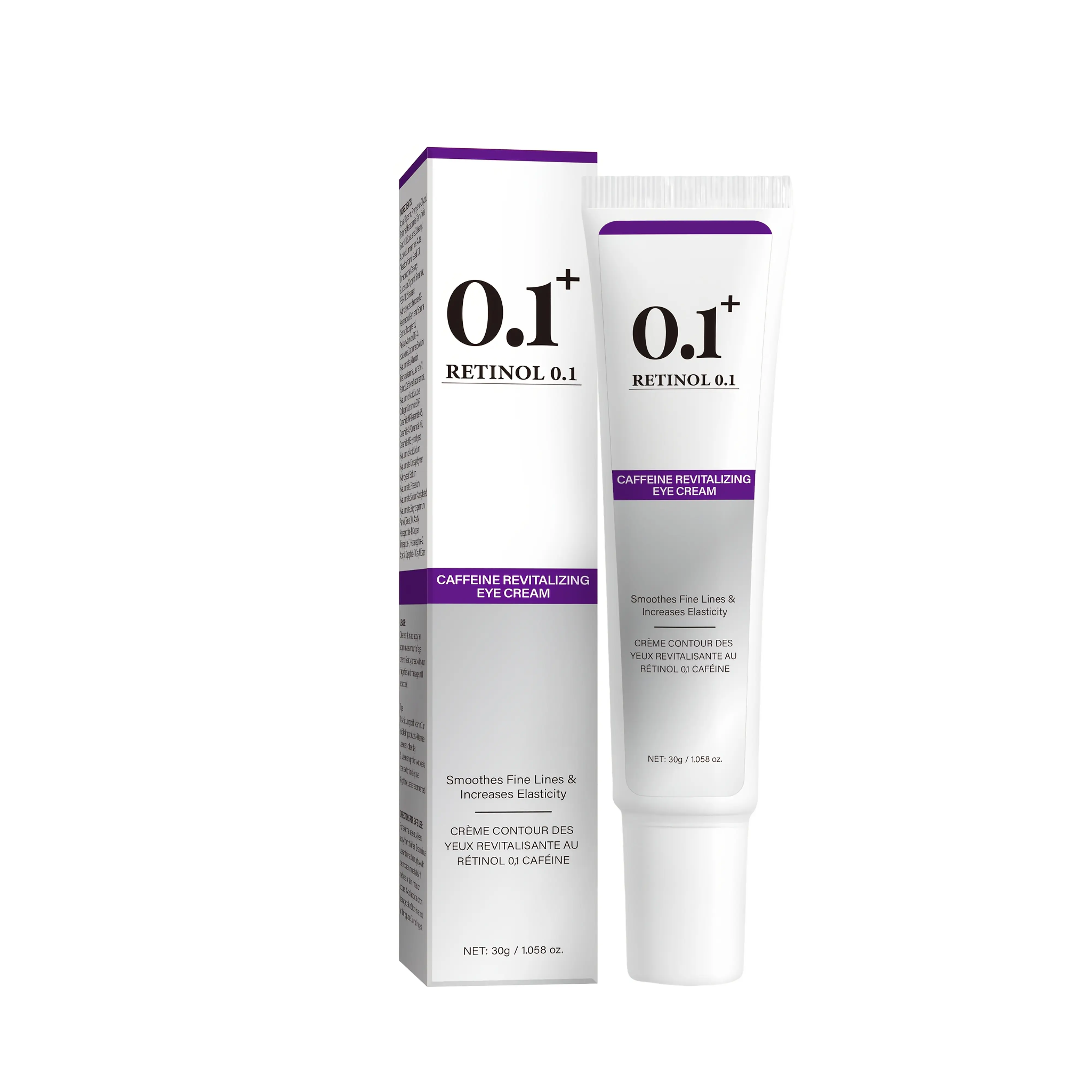 0.1% Retinol Under Eye Cream, Caffeine-Infused Revitalizing Soothing Anti-Age Formula for Adults, Cream Form, Refreshes Eyes, Single Item, Anti Aging Cream, Eye Cream Moisturizer Eye Patch Eye Bag Remover
