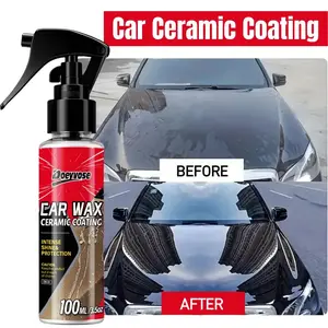 Universal Car DIY Ceramic Coating Spray, Nano Layer for Glossy Finish, Rainproof & Stain Removal, High Shine Automotive Paint Protection, Dirt Repellent