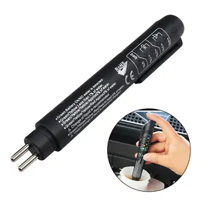 5 LED Brake Fluid Tester Tool, Portable Car Brake Oil Detector Pen, Efficient Moisture Measurement, Universal for Cars Motorcycles Trucks, Automotive Repair Tools