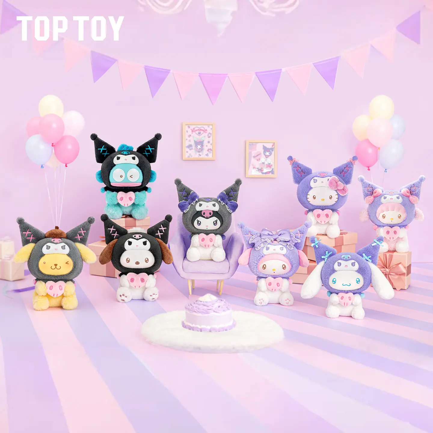 [TOPTOY] Party Series Plush Keychain – Inspired Pendant | Adorable Collectible Gift for Fans, Holiday & Birthday Gfit summerwins summerfinds