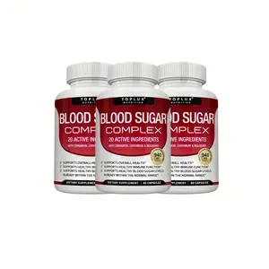 3 bottles  Blood Sugar Complex 20 Vitamins & Minerals Support Overall Health