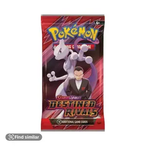 Pokemon Destined Rivals - Live Rips and Bounty - 10 Additional Game Cards - Scarlet & Violet Series - No Additional Features