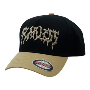 MUKA Fearless Stone Snapback Hat (Blk/Khaki) – S4508