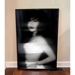 Selena Quintanilla Vintage Retro Poster Black and White UnFramed Artistic Ornaments Decoration Custom Wall Art for Living Room Dormitories Bathrooms Kitchens and Bedrooms