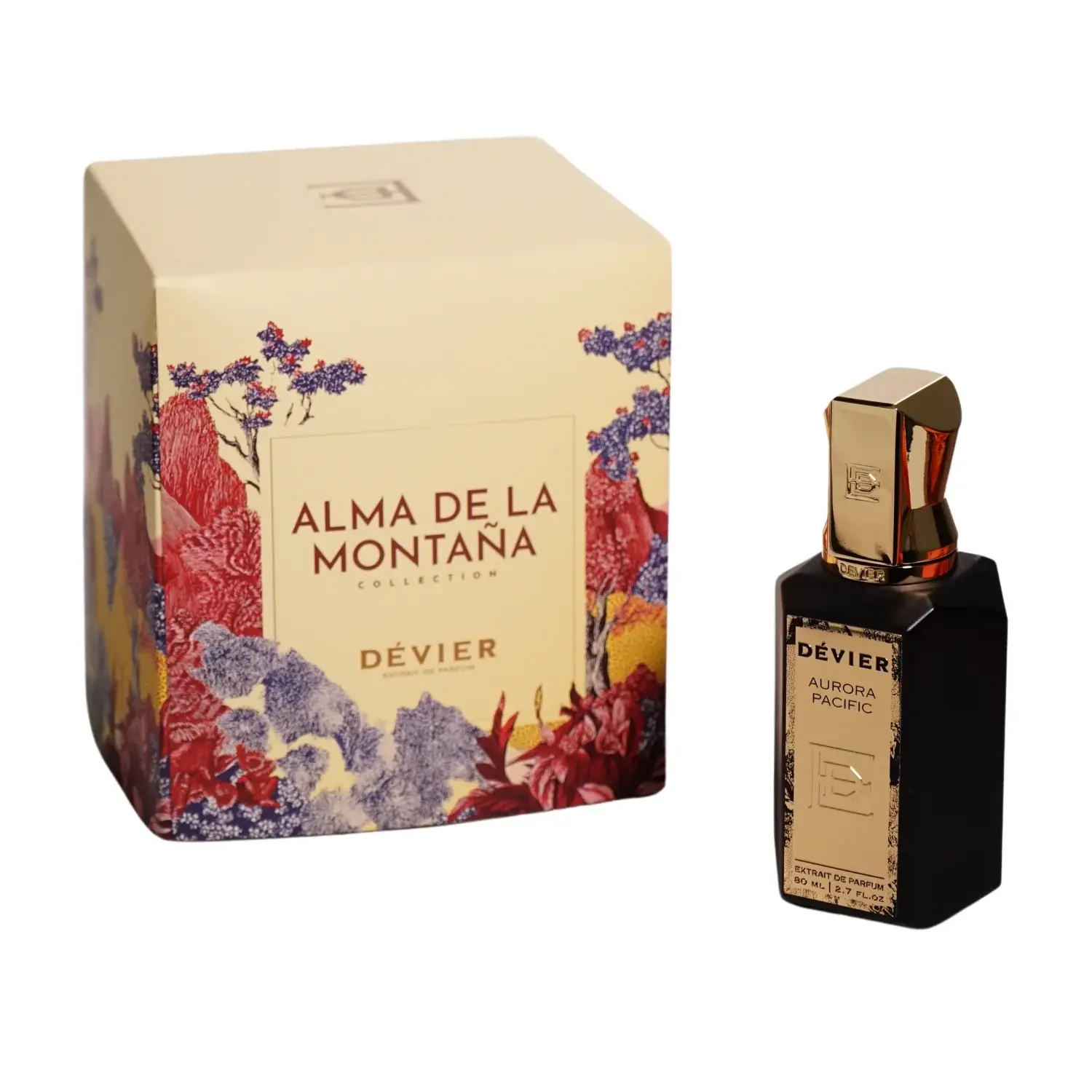 Devier Alma Dela Montana Collection Aurora Pacific for Unisex Extrait de Parfum Spray, 2.7 Ounce