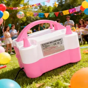 high-power electric balloon pump balloon blower inflatable pump double hole automatic inflator inflatable ball machine wedding room balloon blowing weapon