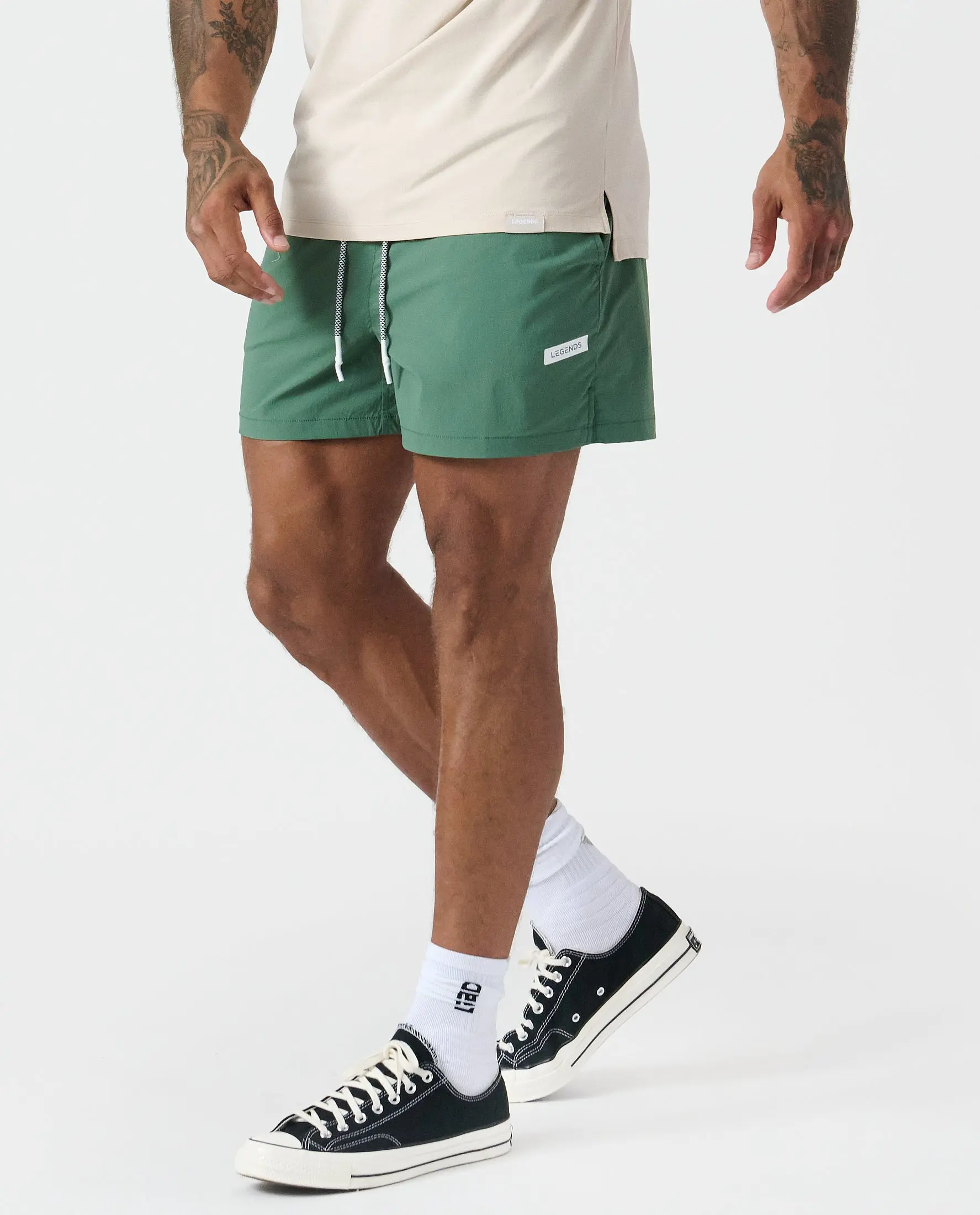 Lennox Short Green , XL