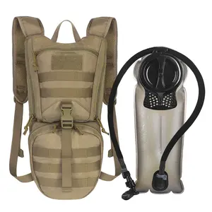 Tactical Hydration Packs Backpack 1050D with 3L Water Bladder, Thermal Insulation Pack Keeps Liquid Cool up to 4 Hours for Hiking, Cycling, Hunting and Climbing