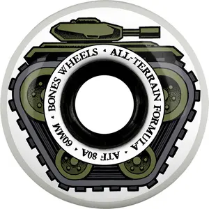 Bones ATF All Tank Filmers 80a 60mm Cruiser Skateboard Wheels