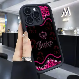 Fashion J-Juicy C-Couture Phone Case Suitable for iPhone 17 16e 16 15 14 13 12 11 Mini Pro Max Air X XR XSMAX 8 7 Plus Anti Fall Soft TPU Back Cover