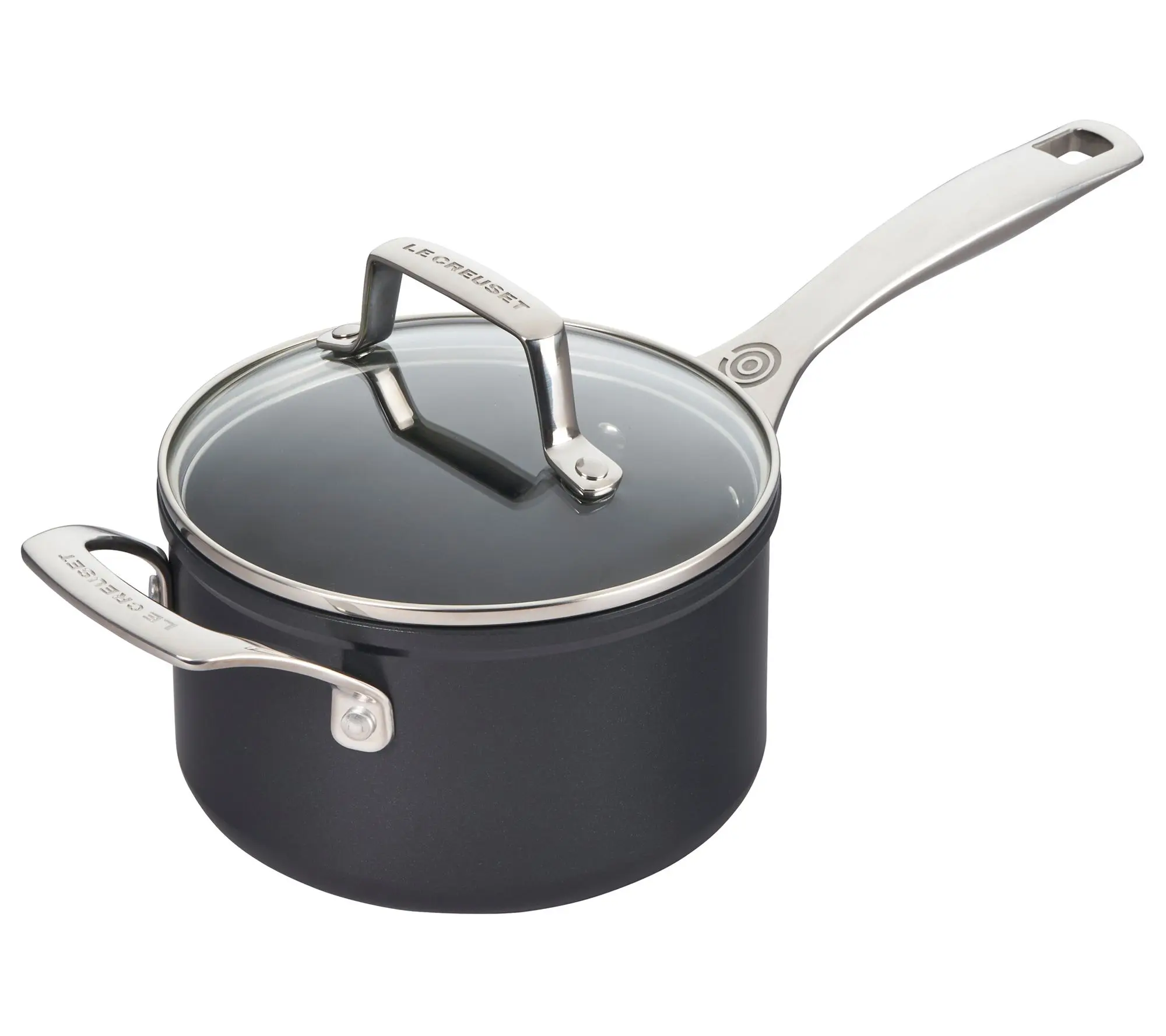 Le Creuset Essential Ceramic 2 qt. Saucepan / Glass Lid Le Creuset Essential Ceramic 2 qt. Saucepan / Glass Lid