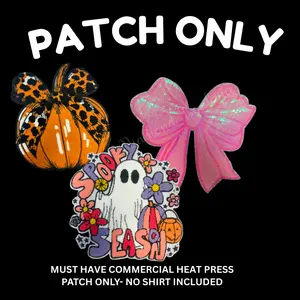 T-shirt PATCH - Chenille or Sequin