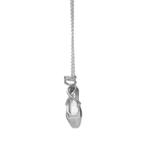 Adjustable Chain Necklace Ballet Shoe Neck Jewelry Suitable for Daily Party
