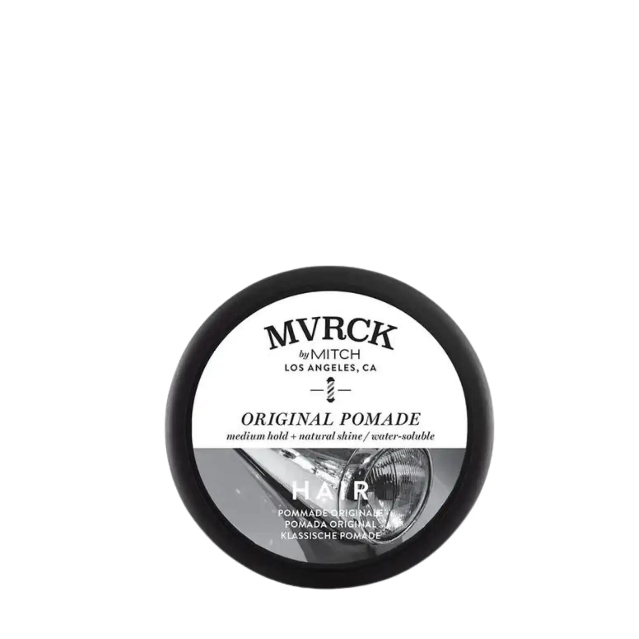 Paul Mitchell Original Pomade for Men - Vegan, Water-Soluble Formula with Medium Hold & Natural Shine for All Hair Types, Citrus Scent, 3 oz, Gluten Free