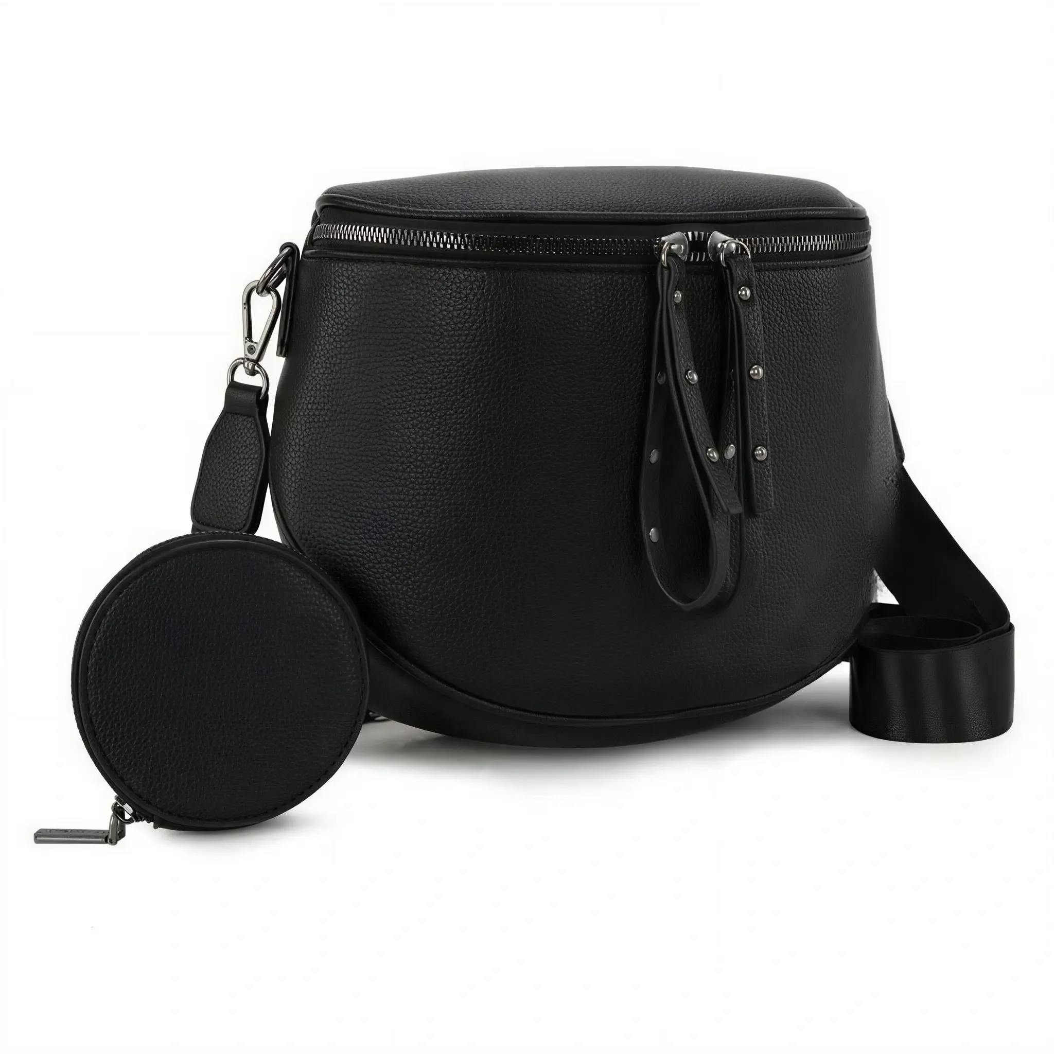 2026 Stylish Waterproof Leather Crossbody Bag - Large Capacity, Portable Sling Pouch with Adjustable Strap, Compact Cosmetic & Daily Organizer for Travel, Parties, Ideal Party Gift, Adjustable Crossbody Shoulder, Casual Crossbody Bags