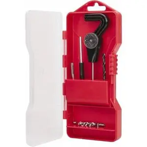 Recoil 15-Pieces Free-Running Thread Repair Hand Tool Kit, Model 35048 for Fixing Thread Damage, Free-Running Tool