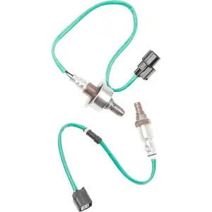 Dasbecan 2PCS Oxygen Sensor 234-9091 234-4462 Compatible with 2008-2012 Honda Accord; 2011-2013 Acura TSX 2.4L Upstream & Downstream O2 Sensors Replaces #   36531-R40-A01 36532-R40-A01