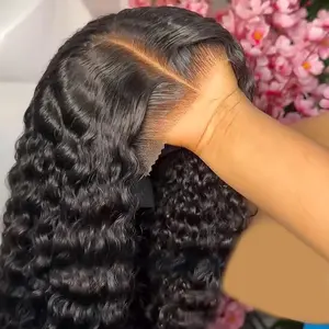 Deep Wave Glueless Wig Human Hair Ready To Wear Pre Plucked 7x5 Curly Wet And Wave 13x6 HD Lace Frontal Wigs For Black Women 200 250 Density SpringStatements