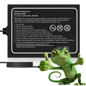 Reptile Heating Pad Suitable for turtles, snakes, lizards, frogs, hermit crabs, bearded dragons, and other reptiles Heating solution for terrariums Durable construction Pressure-point technology Wrinkle-free surface Waterproof and stain-resistant Fleece w