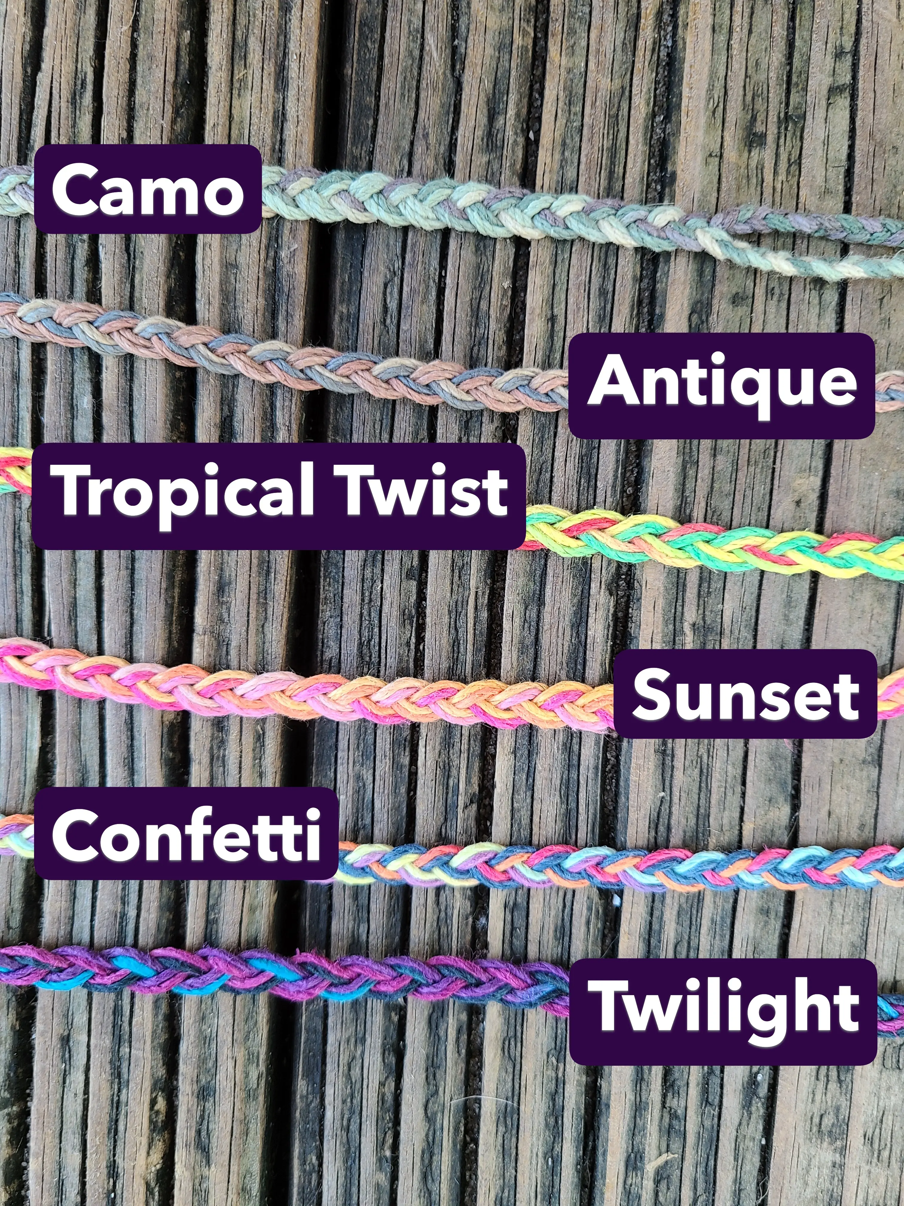 Double Braided Hemp Bracelet | Double Braid Hemp Anklet | Hemp Ankle Bracelet