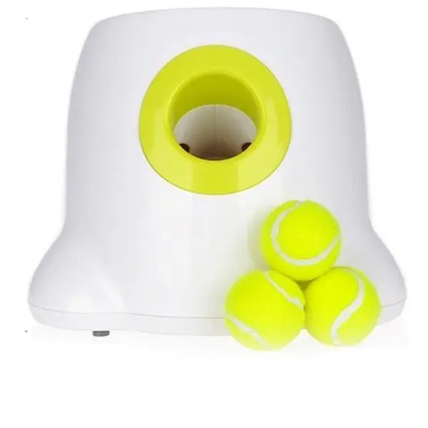 Automatic Dog Ball Launcher — Interactive Tennis Ball Throwing Toy for Small & Medium Dogs, Indoor/Outdoor Fetch Machine