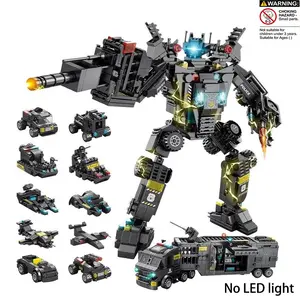 585pcs Kids Robot Building Block Set, Stem Construction Toy for Boys Ages 6-12, Creative Engineering Kit, Perfect Gift for Young Engineers, Building Blocks Sets