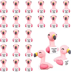 Employee Appreciation Gift Mini Flamingo Class of 2026 Miniature Axolotl Statues with Motivational Quotes Desktop Decor Spread Love for Coworkers Students Teachers Nurses Employee Appreciation Gift for Birthday Graduation Party Favors Teacher's Day