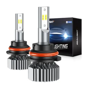 1989 Peugeot 405 9004/HB1 15W 6000K White IP67 LED Headlight Bulb 2PCS SEALIGHT S1