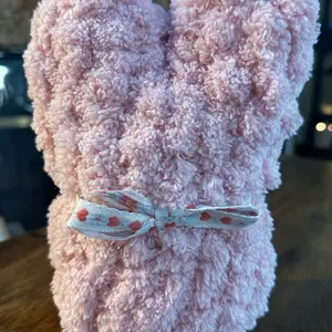 Hand-knit Peep or Country Bunny Plushie