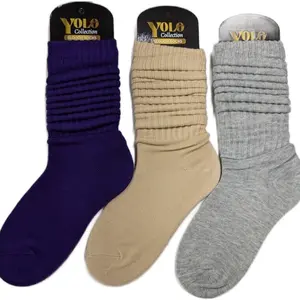 Women's Baggy Socks, Soft Comfy Breathable Socks Scrunchy Loose Slouch Stacked Chunky Cotton Ladies Girls Womenswear Lady Bridal Comfort Maternity