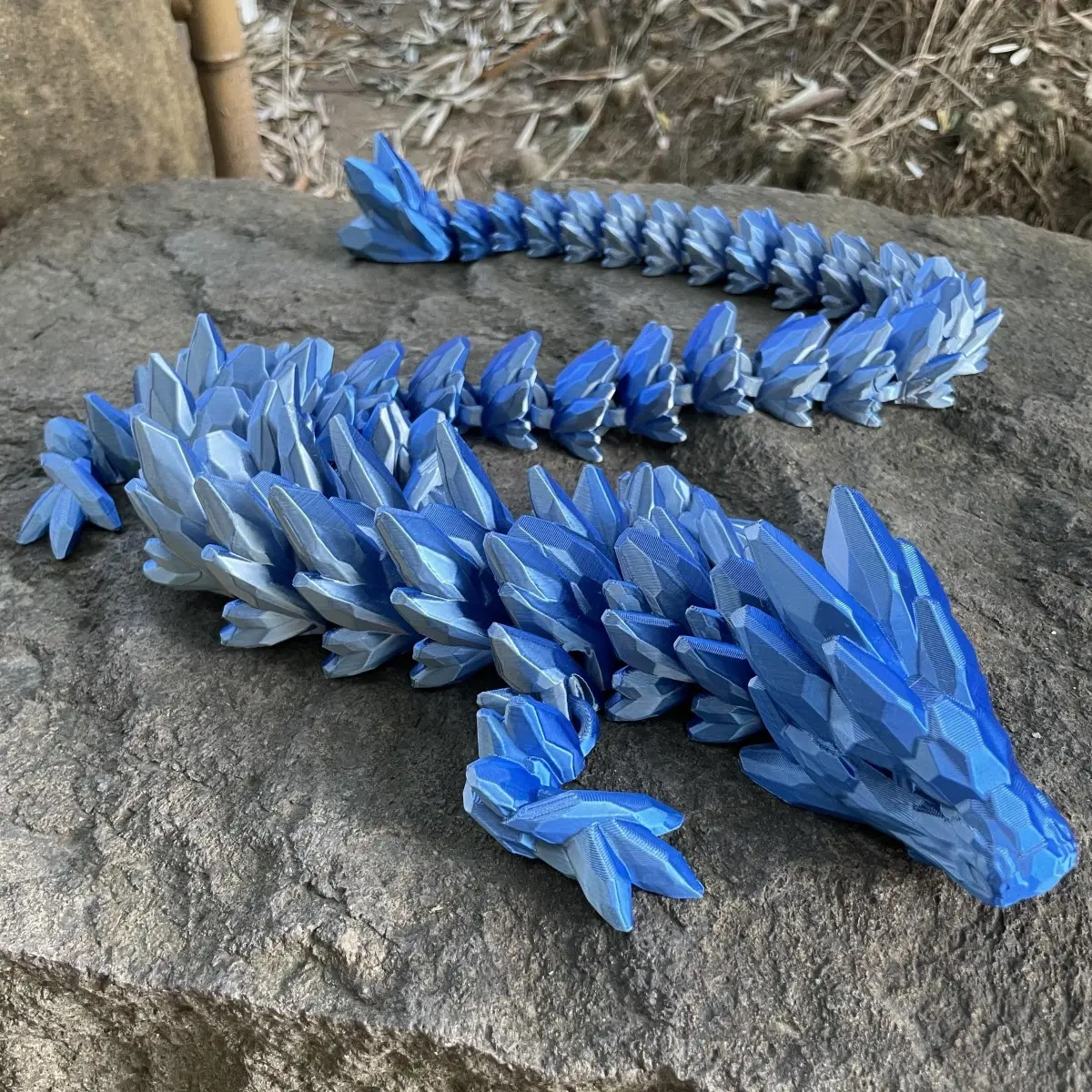 Giant 88cm Rock Dragon Statue, 3D Home Decor, Collectible Room Decor, Large Dragon Ornament, Party Gift, Collectible for 3D Enthusiasts, Back-To-School Gift, Birthday Present, Decorative Sculptures, Statue Figurines