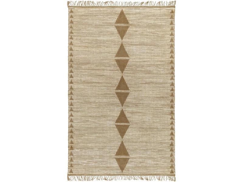 Livabliss ALX2303-2745 Alex Hand-Woven Flat Rectangle Jute Rug (27x45 in) - Multi-Color with Ash & Sage Tones, Boho Farmhouse Area Rug, Textured Fringe Natural Aesthetic Indoor Home Decor for Living Room, Boho Area Rug, Farmhouse Jute Rug