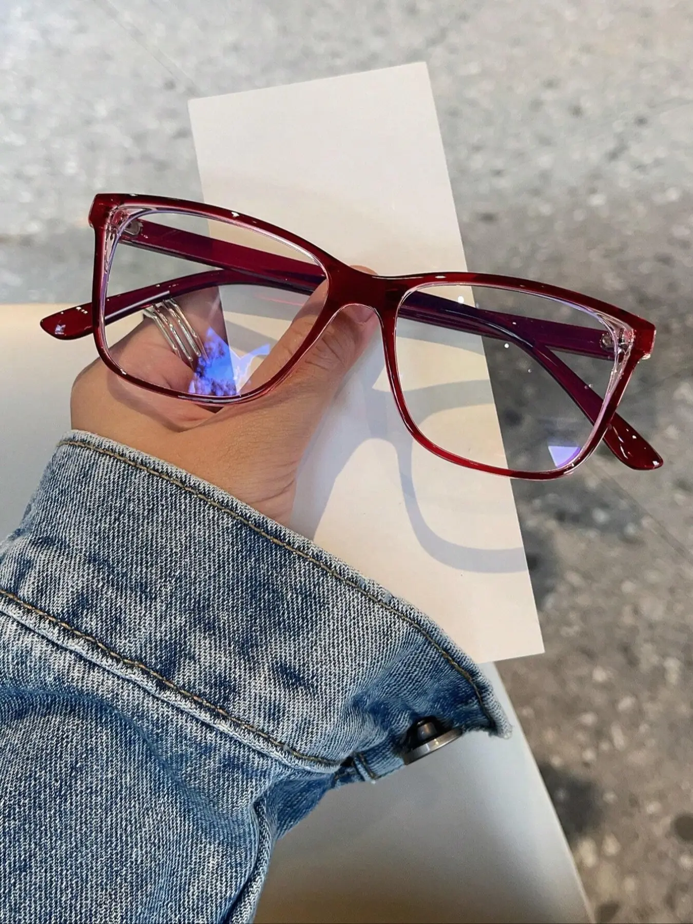 Women's Cat Eye Glasses Frame, Unique Fresh Simple Design, Daily Wear Eyewear Accessory, Blue Light Glasses, Casual Style, All Seasons, Trending Glasses, Eyeglass Frames
