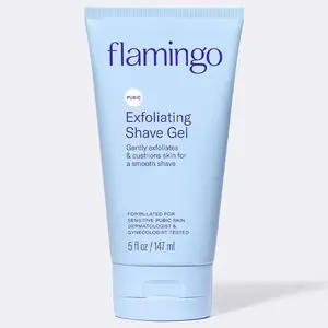 Sensitive Skin Pubic Exfoliating Shave Gel with Aloe Vera Aftershave Foam