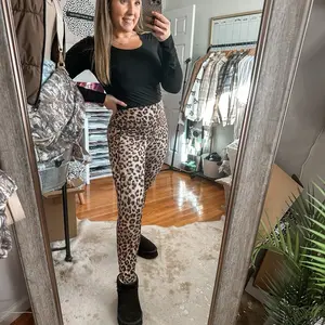 The Butter Basics Leopard High Waist Leggings